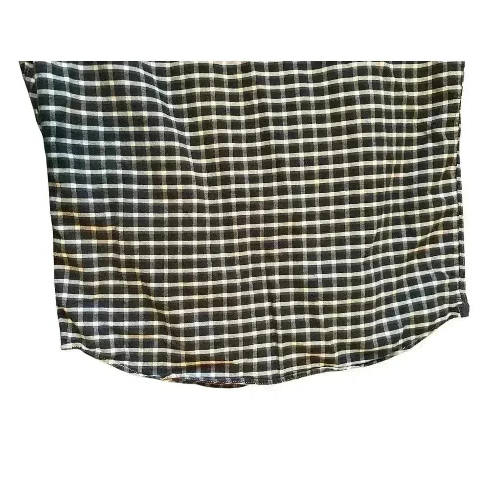 Cremieux Classics‎ Sx Sm 100% Cotton Checked Buttondown Shirt Preppy Office - Picture 11 of 11